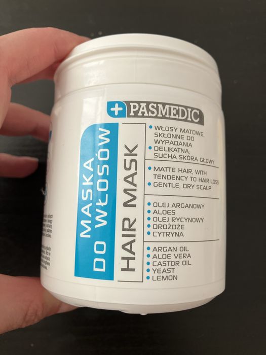 Wzmacniająca maska do włosów 250 ml PASMEDIC