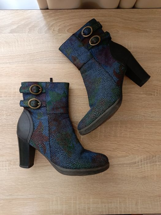 Симпатичні євро/зима, Демі ботінки, черевики на каблуку на 40-41 р