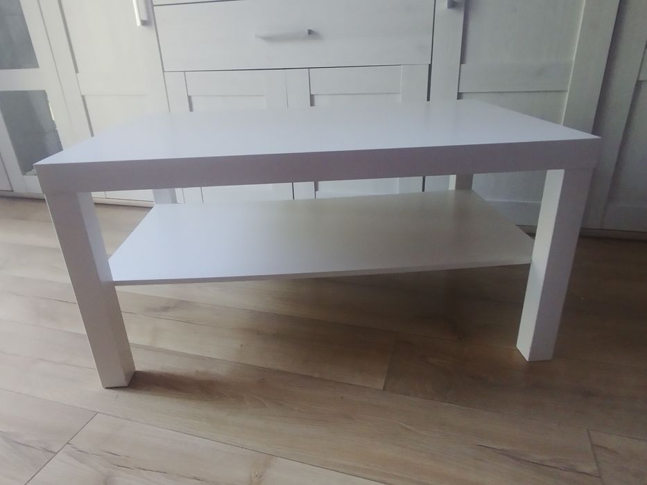 Stolik kawowy biały IKEA 90x55cm
