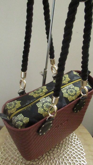 Organizer do Obag Mini Mandale złote suwak złoty łezka 24h