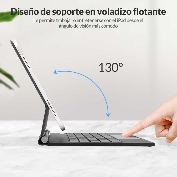 Etui z klawiaturą Rii HL128S Tecaldo dla iPad Air4/5/6, iPad Pro/11