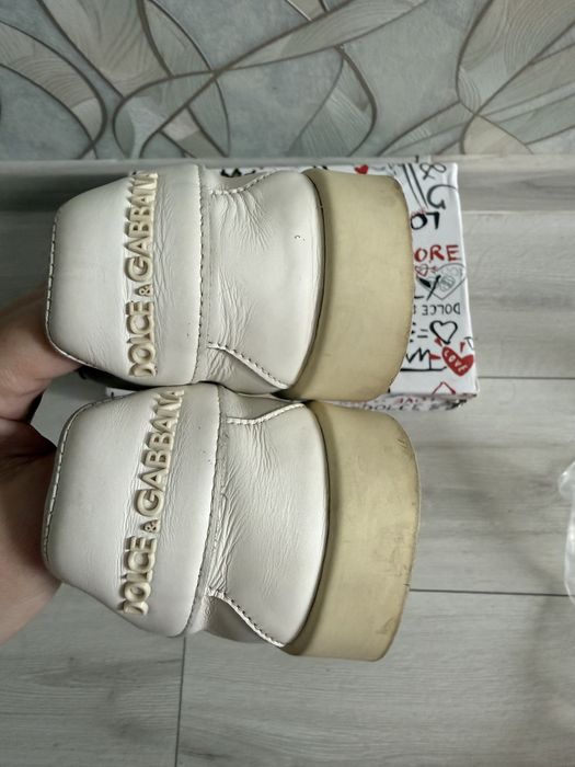 Кеди шкіряні Dolce&Gabana