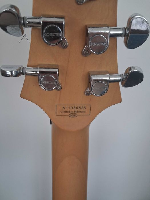Guitarra electrica Shecter Azul