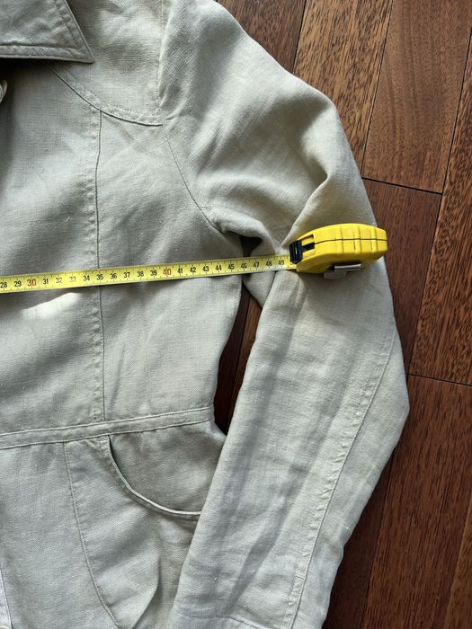 lniana narzutka/ marynarka na podszewce