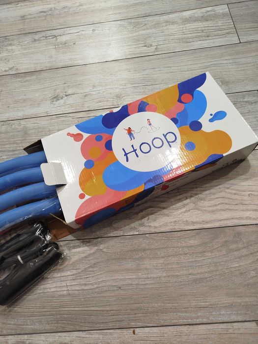 Hula hop z wypustkami składane