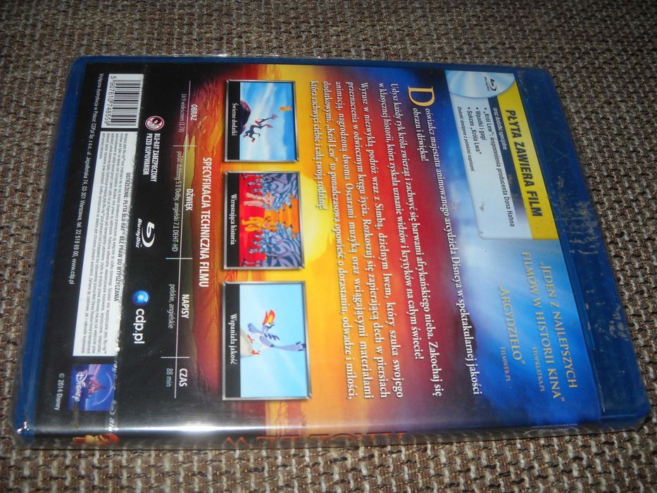 Król Lew - Blu-ray - Folia - PL - Unikat