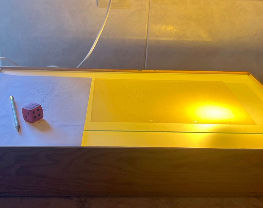 Caixa de luz para crianças, trabalho em vidro ou ATL