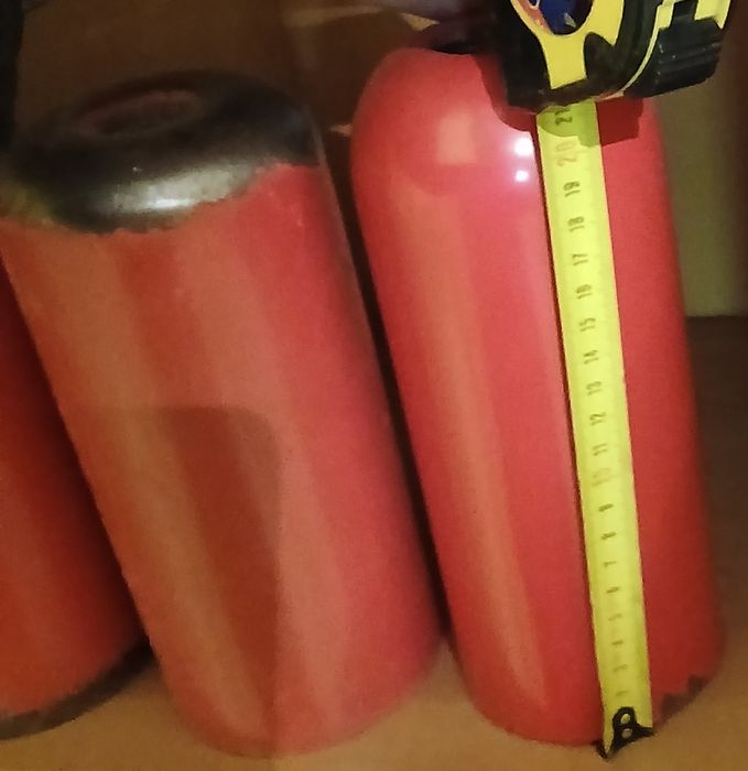 Zbiornik metalowy pusty 1 kg - do przerobienia