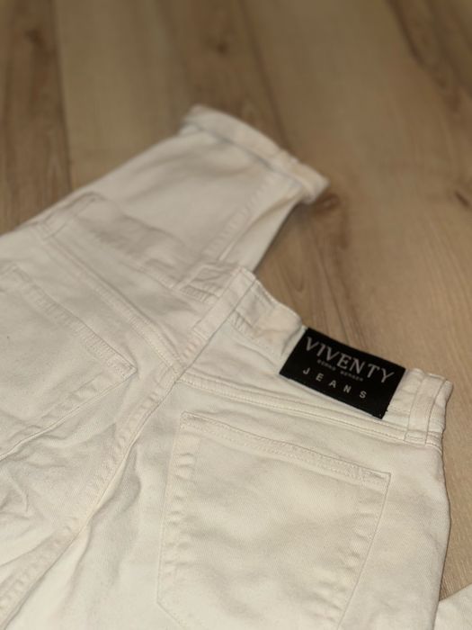 Білосніжні джинси MOM Viventy XS–S | Щільний денім