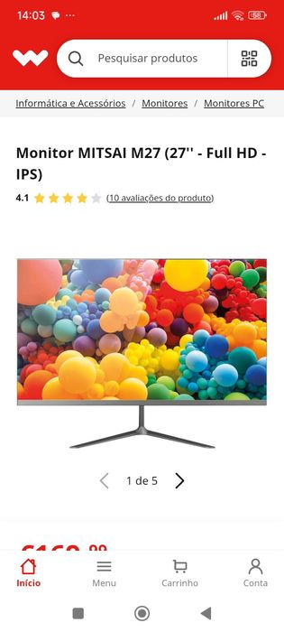 Monitor Mitsai M27 Full HD -IPS