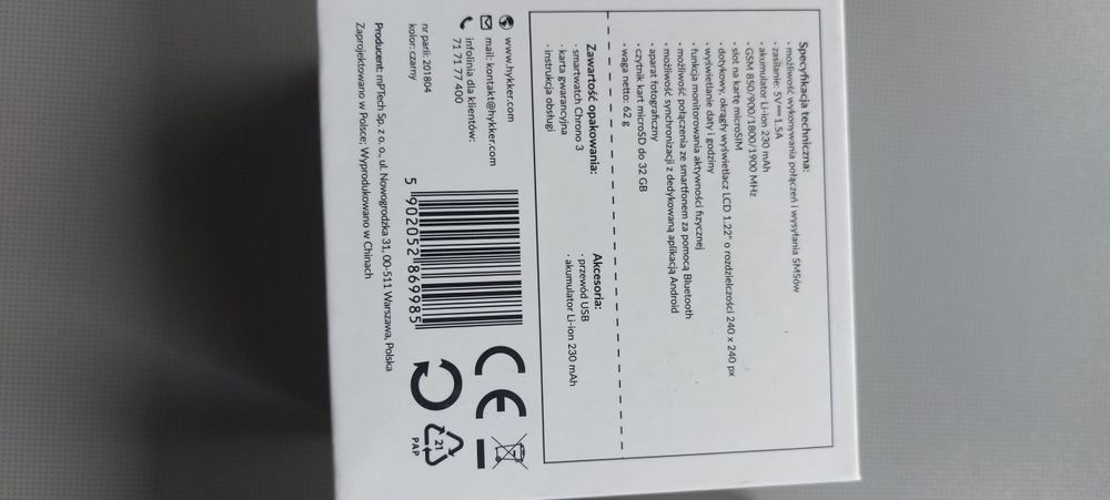 SMARTwatch zegarek CHRONO 3