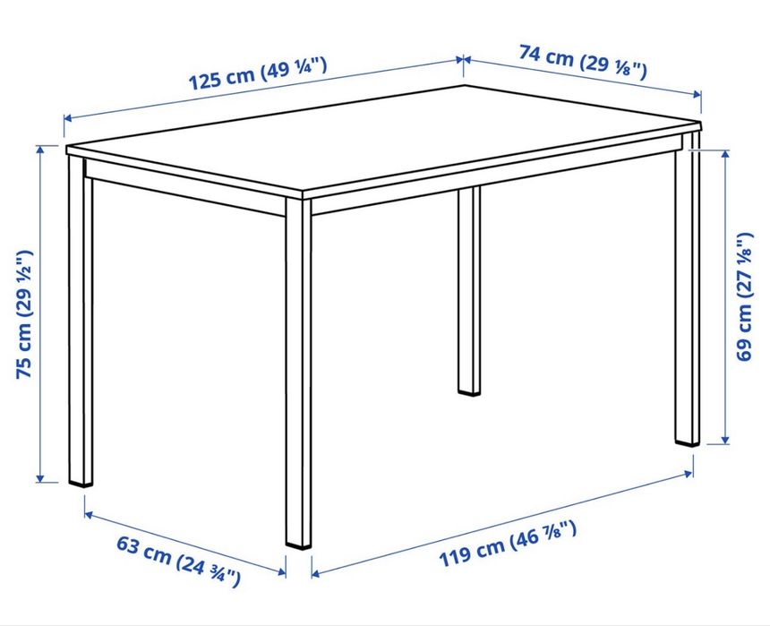 Mesa Branca IKEA