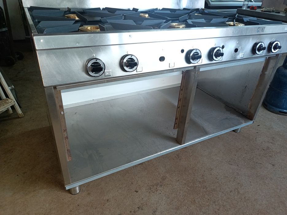 Fogão industrial a gás 6 queimadores