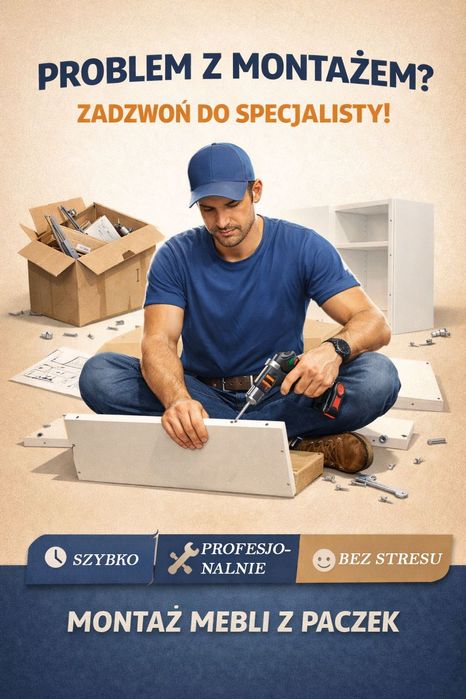 Montaż mebli z paczek