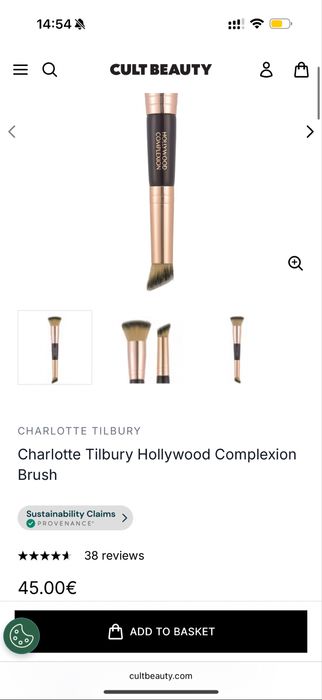 Кість Charlotte Tilbury Hollywood Complexion Brush
