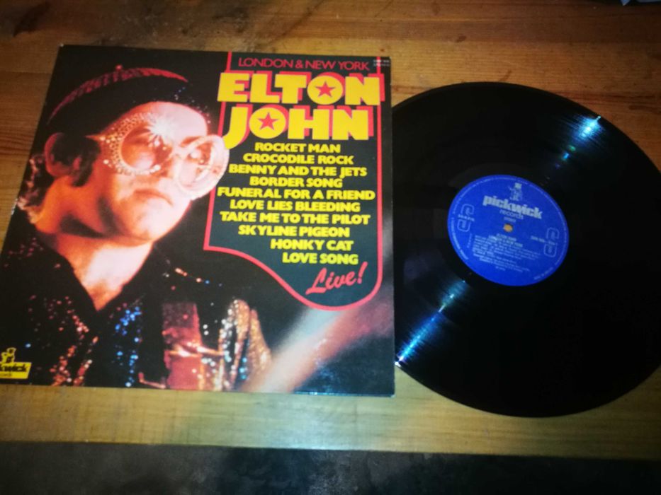 ELTON JOHN - London & New York LP