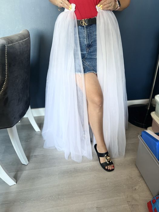 Spódnica doczepiana do sukni ślubnej