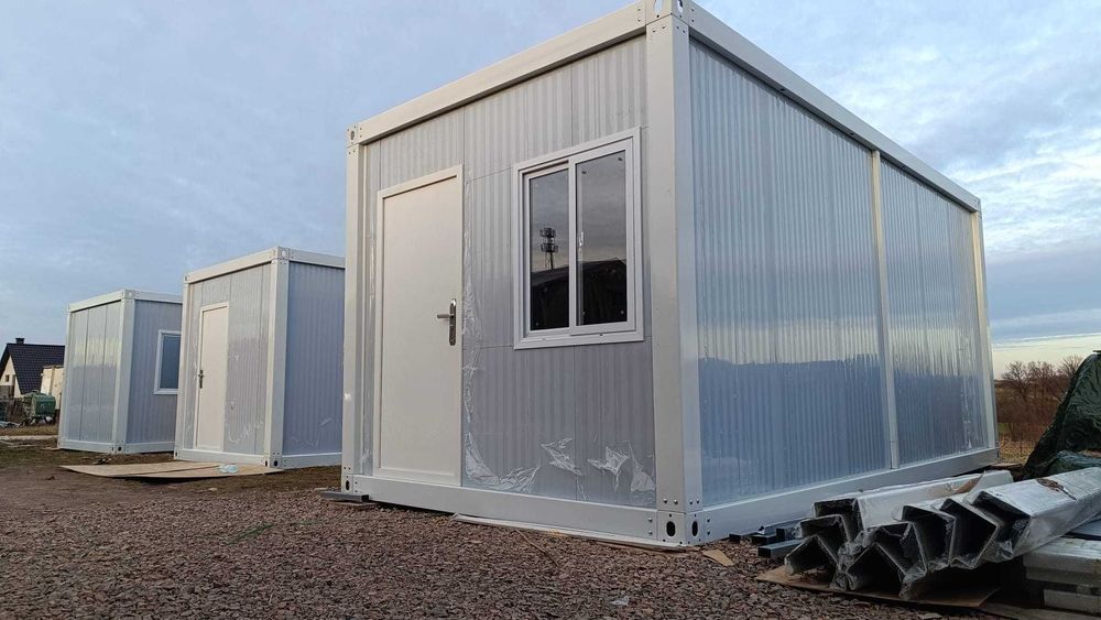 Nowy Kontener 6x3m biurowy, socjalny, budowlany - w częściach
