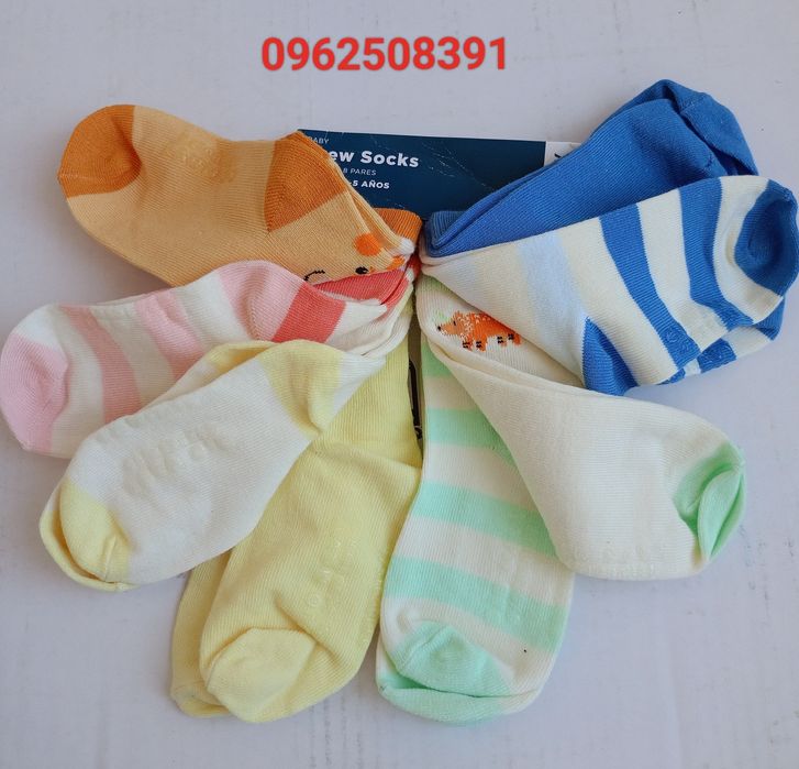 Набор носочков Grew Socks 8 пар, для девочки 4-5 лет (рост 99-114см)