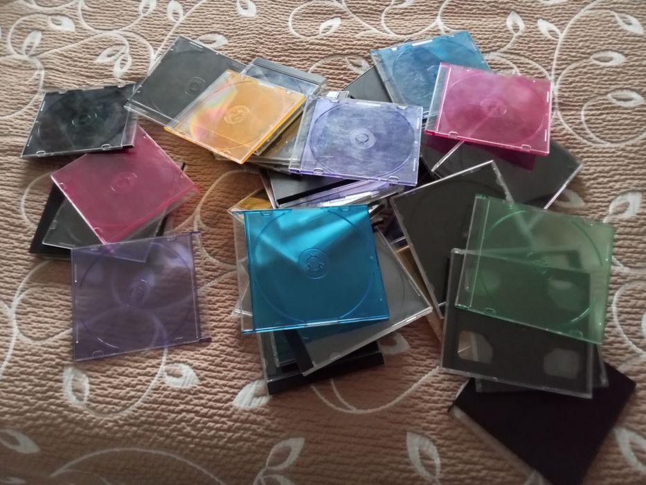 Caixas Para Armazenamento De CDs E DVDs Novas