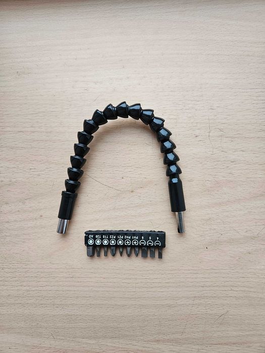 Гибкий вал переходник для шуруповерта отвертки