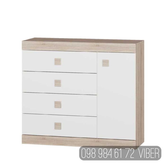 АКЦИЯ! Комод 1д4ш. Комоды в гостиную. Комоды в спальню. Комод. Мебель