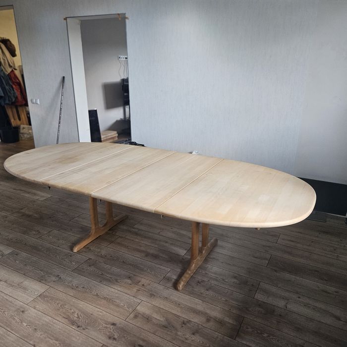 стіл розкладний дерев'яний 260×120