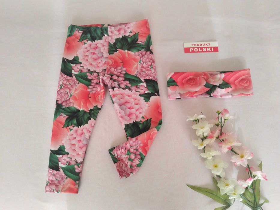 Legginsy niemowlęce - dziecięce - hand made