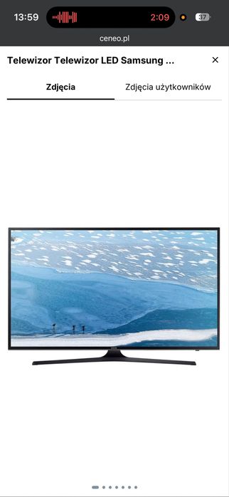 Uszkodzony tv 50” 4k Samsung UE50KU6072U