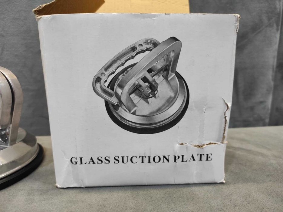 Przyssawka do szyb, uchwyt podciśnieniowy ALUMINIUM. 115 mm.