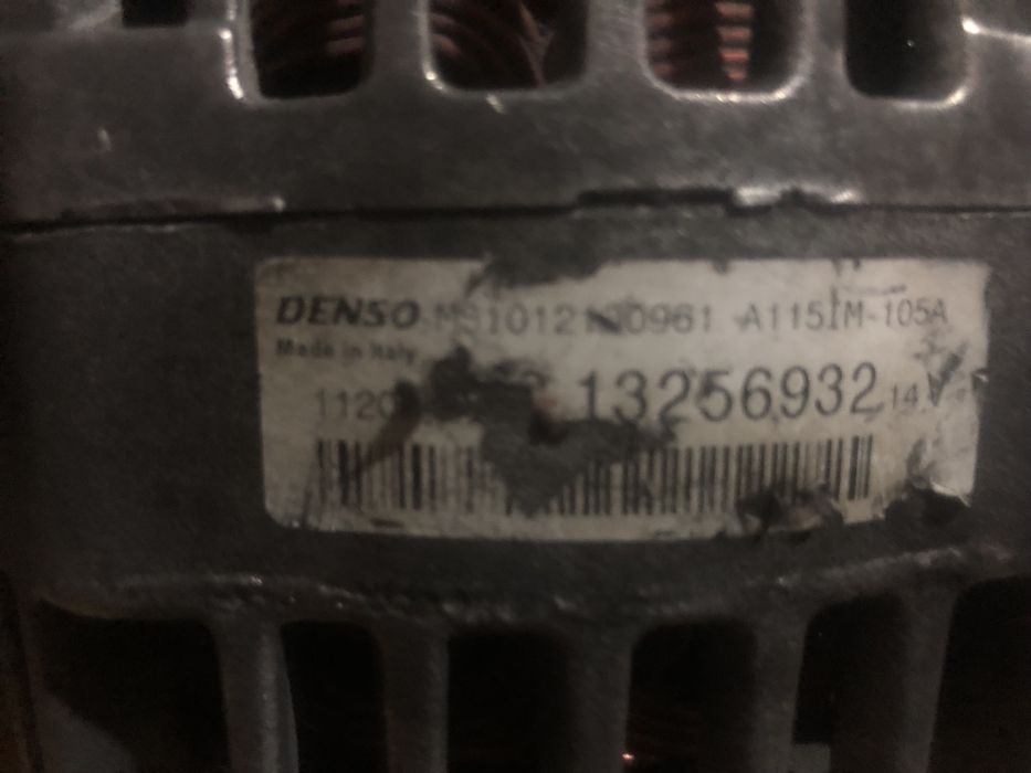 генератор tg9s016 Fiat,Опель 1.3cdti Astra, Kombo, Meriva Valeo,Denso