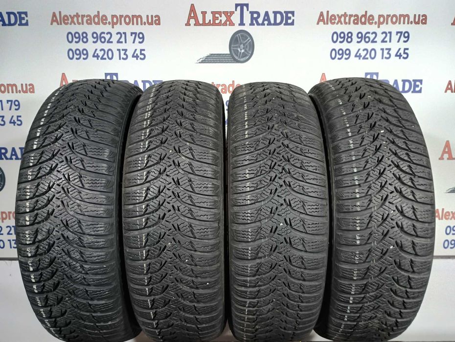 4 шт. 175/65 R14 Kumho WinterCraft WP51 зимові шини б/у, протектор 6-7 мм