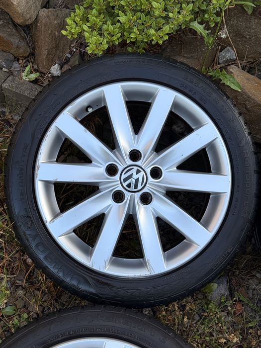 4x  Alufelgi VW 17” 5x112 5K0601025F + opony 225/45 R17 Golf V VI Passat B6