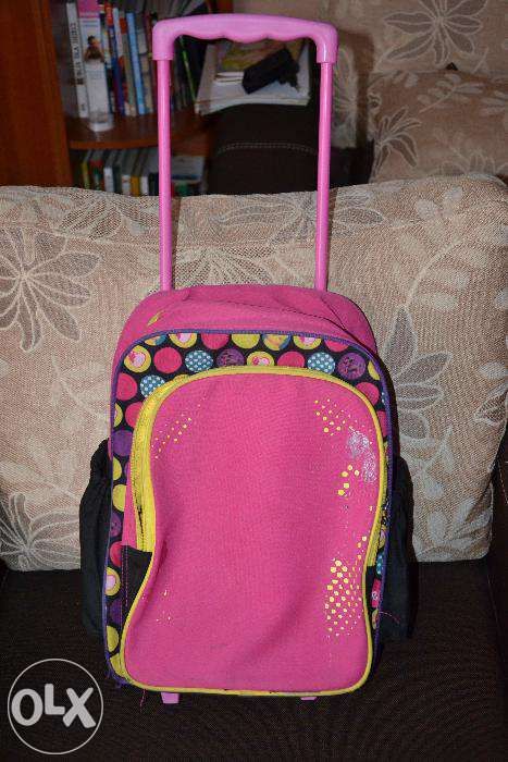 Plecak tornister na kółkach do szkoły Barbie