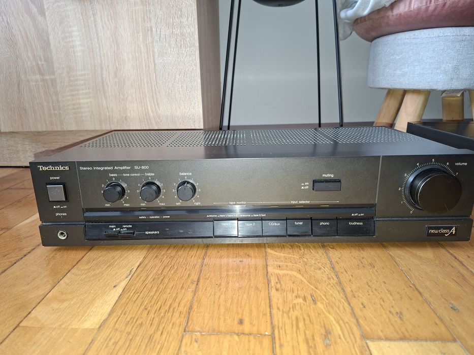 Technics SU-800 – wzmacniacz stereo Hi-Fi | mocny, klasyczny vintage