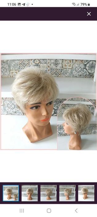 Парик із термоволокна