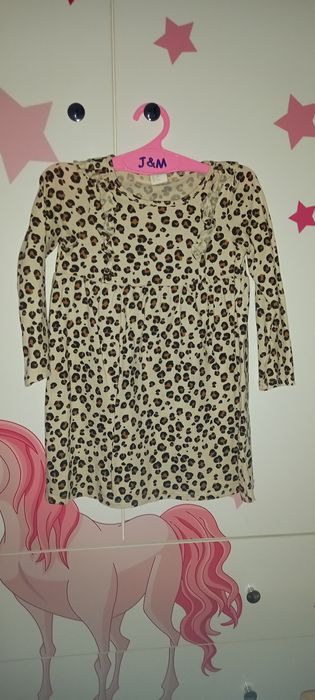 Sukienka panterka H&M 98