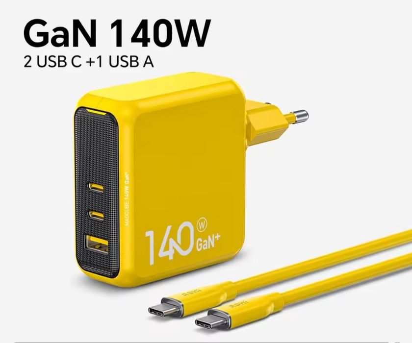 Зарядний пристрій AOHI Magcube Pro + Cable 140 wat