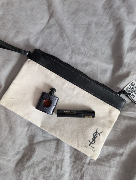 Zestaw Black Opium YSL 7,5ml + maskara 2ml + kosmetyczka