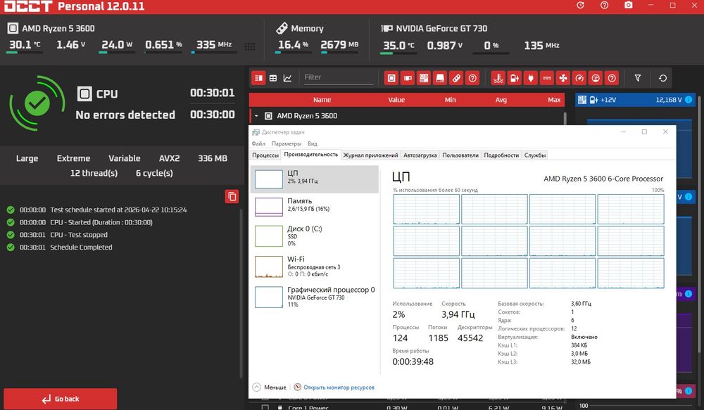 Комплект AMD Ryzen 5 3600 + Gigabyte B450 Aorus PRO (AM4. AMD B450)