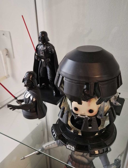 Coleção Star Wars Darth Vader: Funko Pop, Estátua e Busto