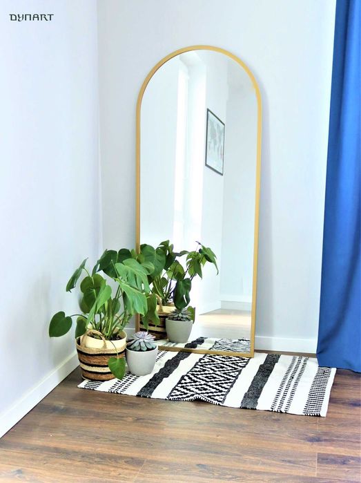 Lustro Półowalne ZŁOTA RAMA! 180x80cm - Producent