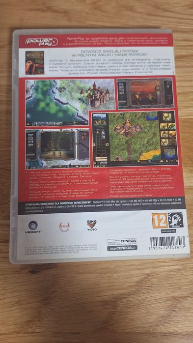 Warlords IV - bohaterowie Etherii - polska wersja pudełkowa na PC.