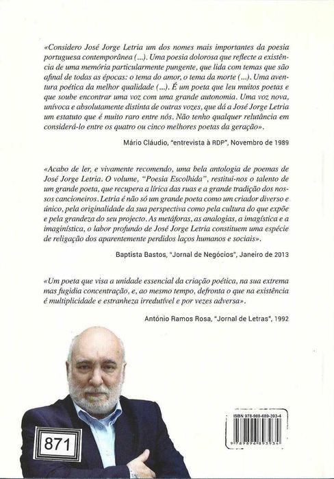 José Jorge Letria	- - -		Carta a Zeca Afonso e Outros  ...	- - 	Livro