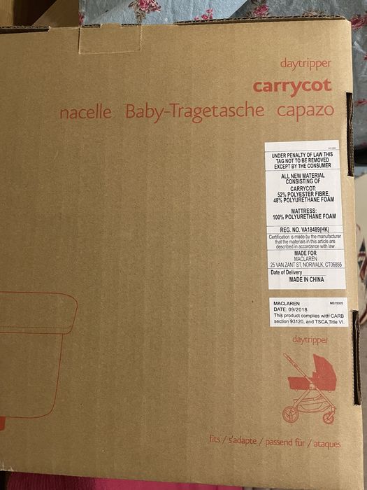 MACLAREN carrycot Alcofa