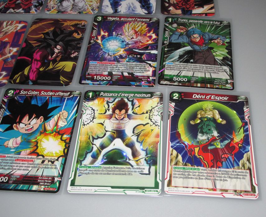 13 Cartas Variadas Dragon Ball