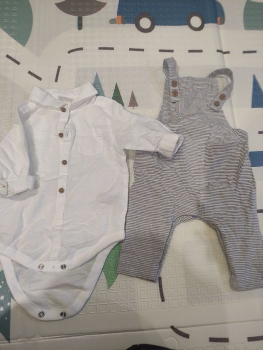 Комплект на виписку боді та комбінезон для хлопчика