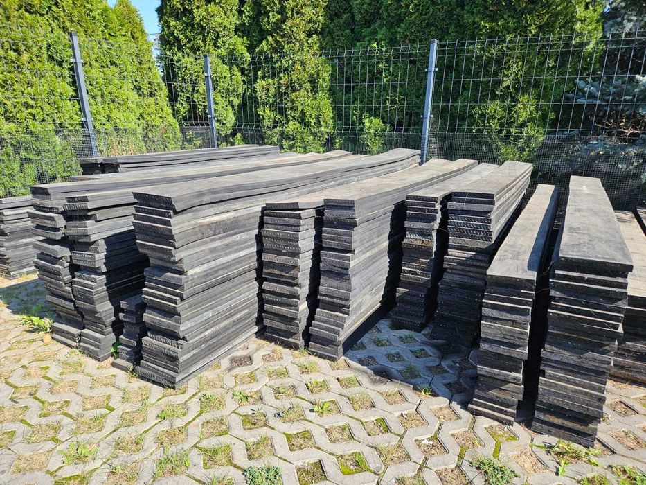 LEMIESZ GUMOWY Zbrojony mocny Guma do spycha Lemiesz z linkami 3 cm