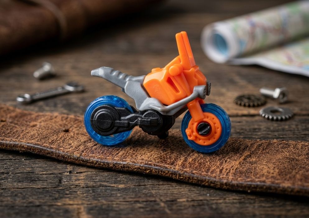 Фигурка из Kinder Сюрприз — крутой мотоцикл