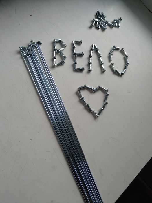 Спицы Spelli :хром, чёрные , нержавейка: 3.60 грн. - Велозапчасти Днепр ...